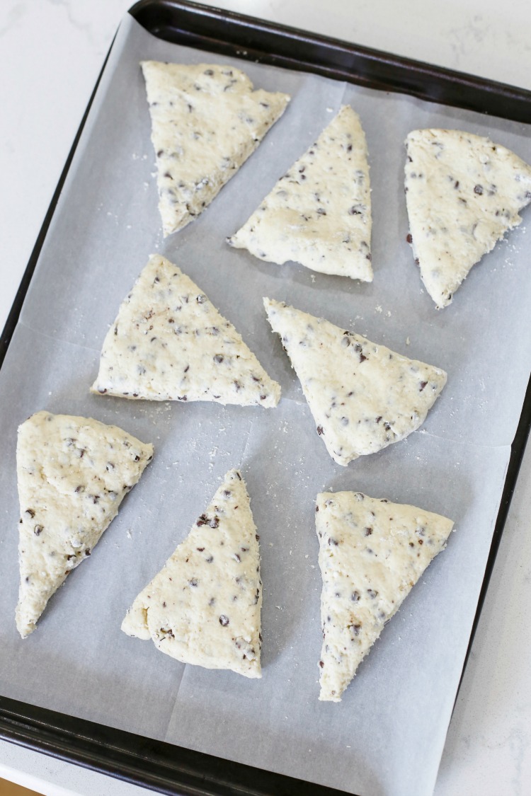 Baking Chocolate Chip Scones