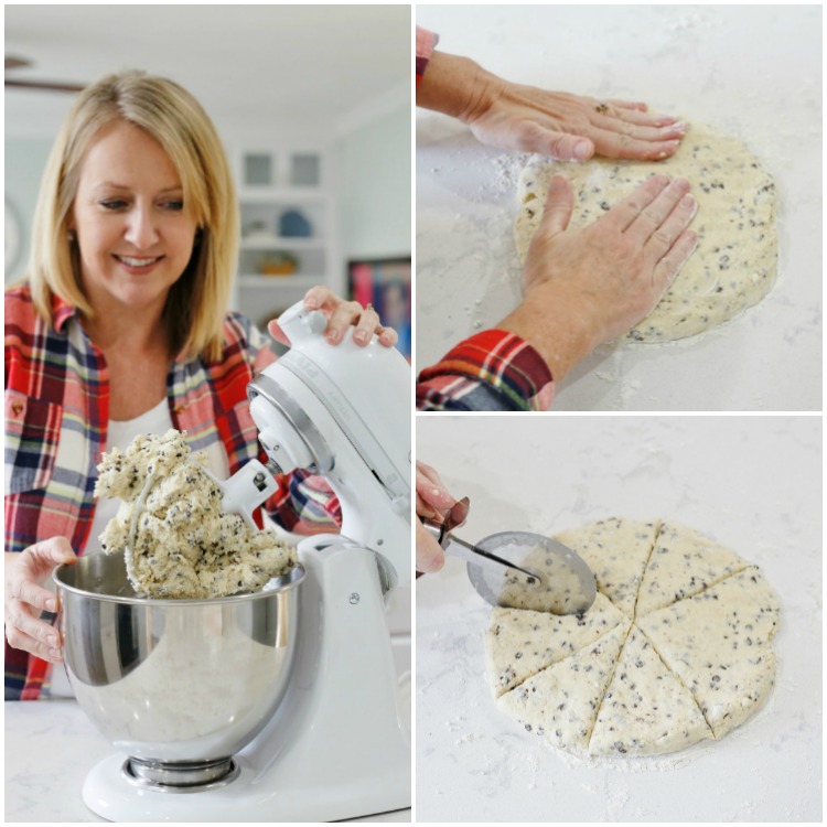 Easy chocolate chip scones