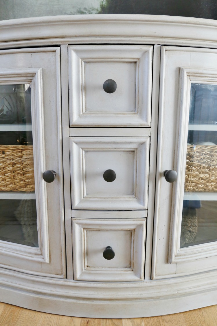 Chalk Paint and Dark Wax Buffet Table Makeover - Sand and Sisal