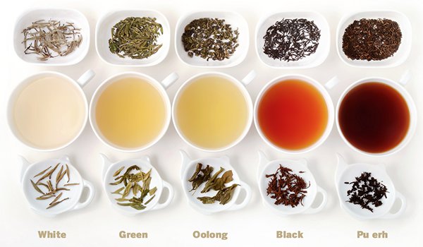 types of tea