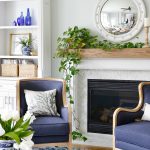 Blue and White Coastal Living Room Updates