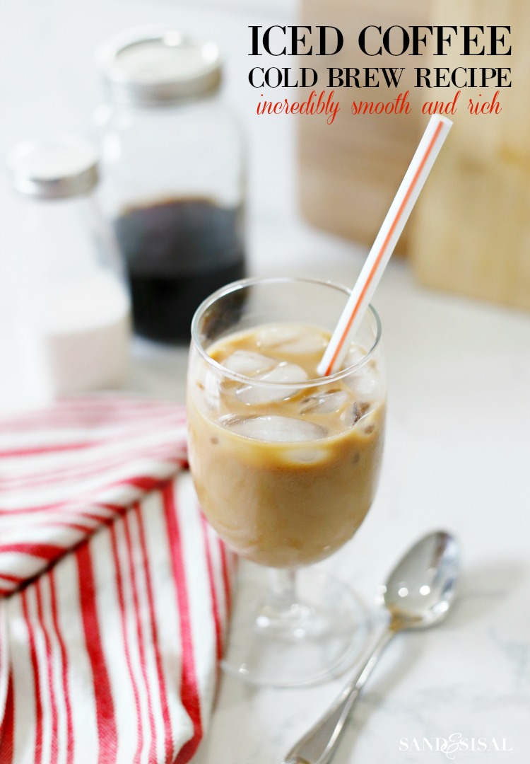 Smooth and Rich Cold Brew Iced Coffee