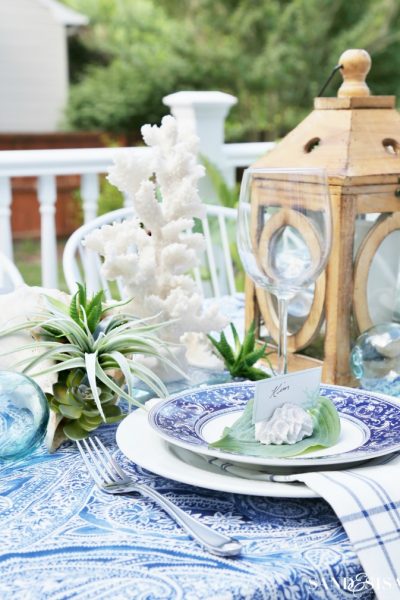 Create a Coastal Outdoor Dining Space