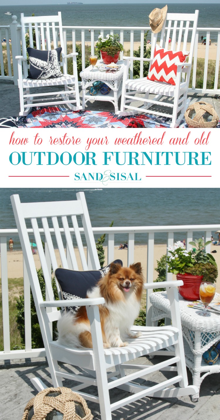 How to Restore your Weathered and old outdoor furniture