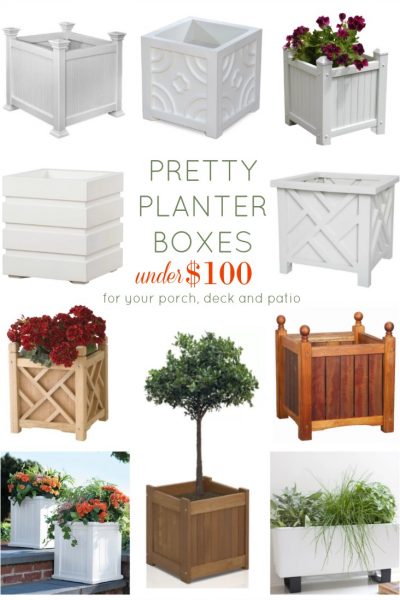 Pretty Planter Boxes Under 100
