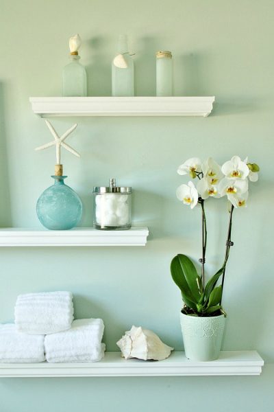 DIY Floating Display Shelves