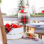 Christmas Village Dining Room Tablescape