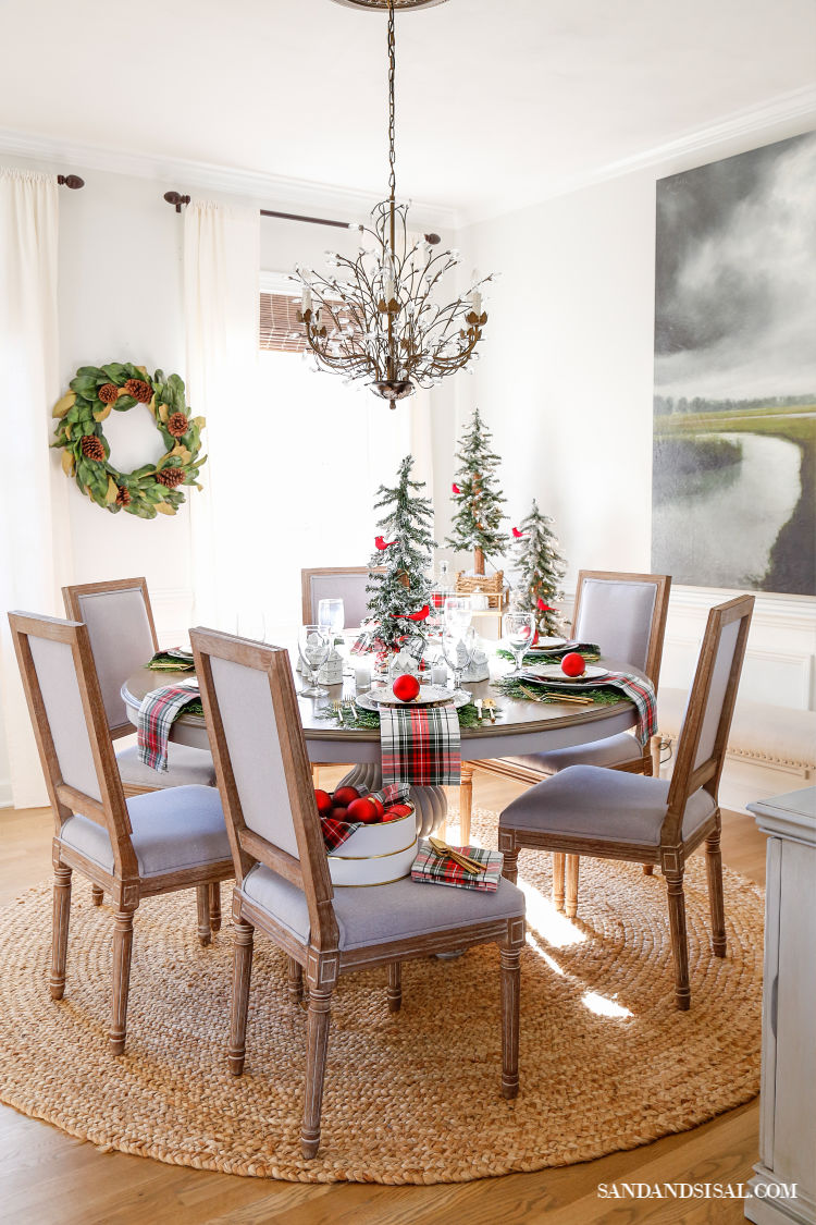 Christmas Village Table Setting and Holiday Entertaining Ideas