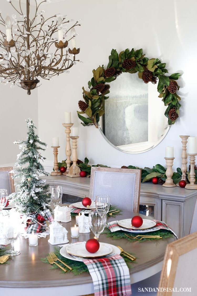 Christmas Village Table Setting and Holiday Entertaining Ideas