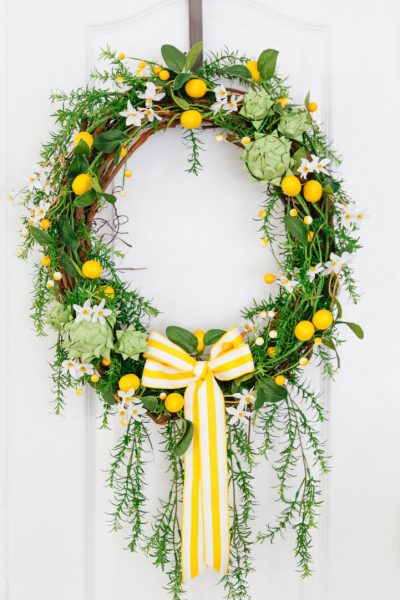 Artichoke Lemon Wreath