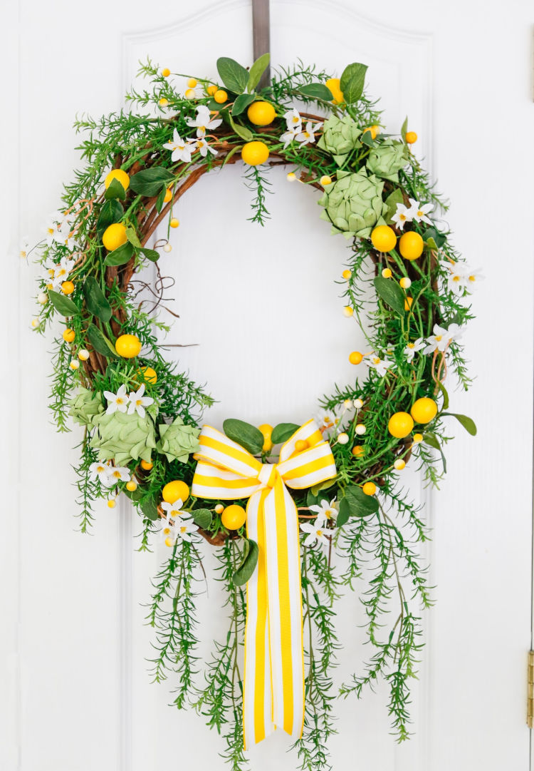 Artichoke Lemon Wreath 