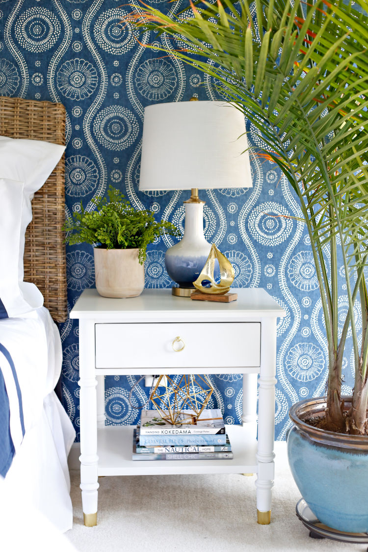 Coastal Blues Master Bedroom Makeover