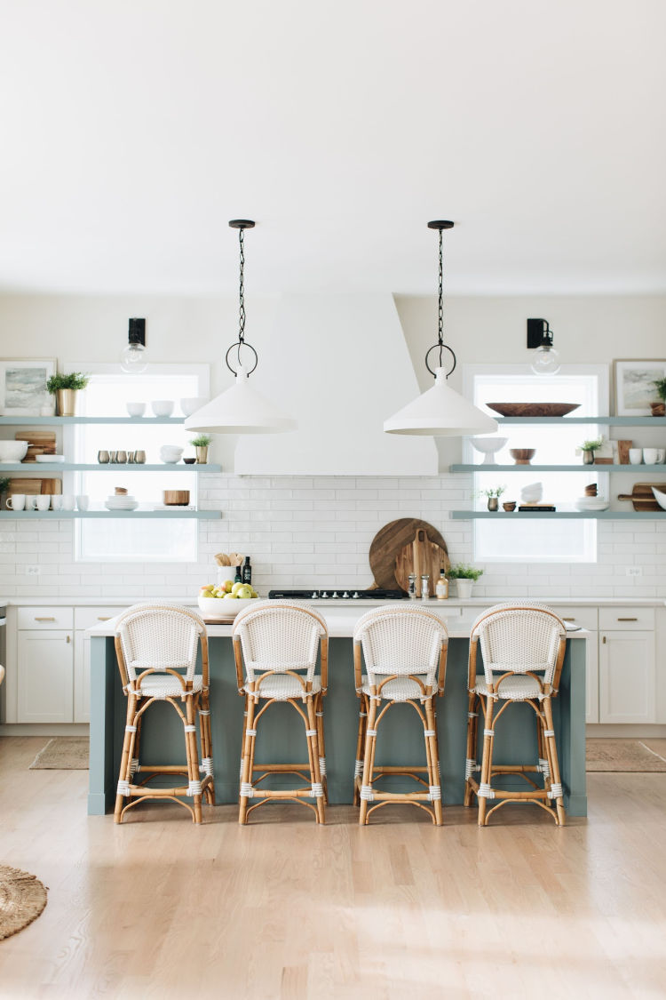 Coastal Farmhouse House Kitchen