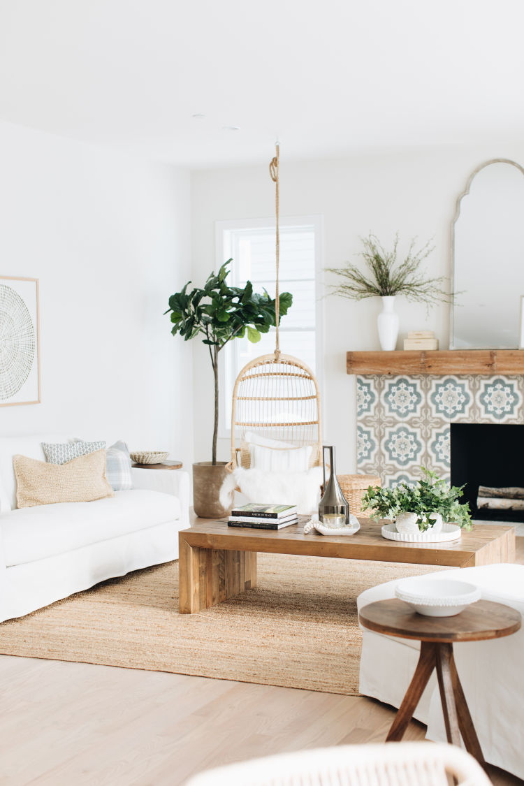 Coastal Farmhouse Living Room