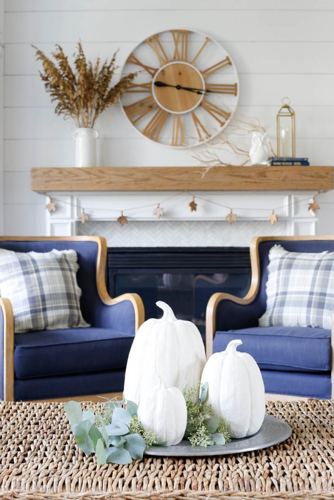Cozy Neutral Fall Family Room Tour | Sand and Sisal