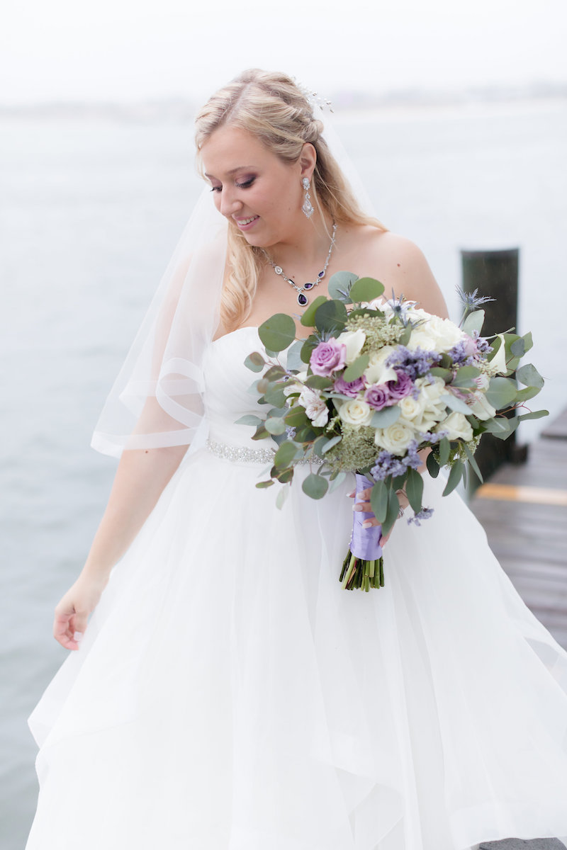 Lavender Fall Coastal Wedding