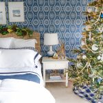 Coastal Christmas Bedroom