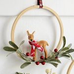 Reindeer Hoop Wreath