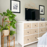 DIY Grasscloth IKEA Dresser Hack