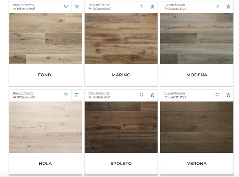 Tuscany Hardwood Flooring by Palmetto Road